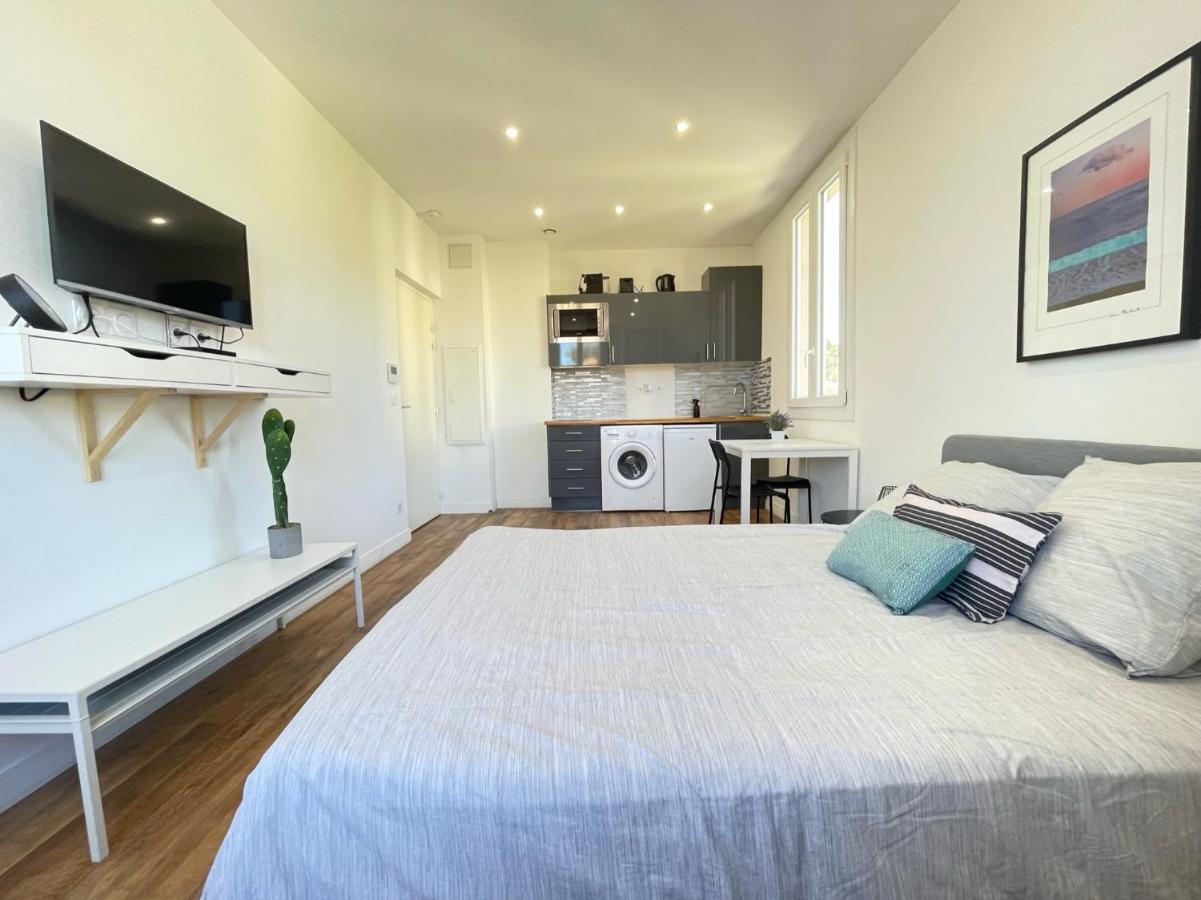 Nice Renting - Cambrai02 - Studio Beach Sea View - Ac - Promenade Des Anglais Exterior photo
